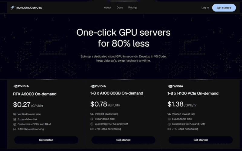 Thunder Compute Disrupts the GPU Cloud: AI Without the Overhead